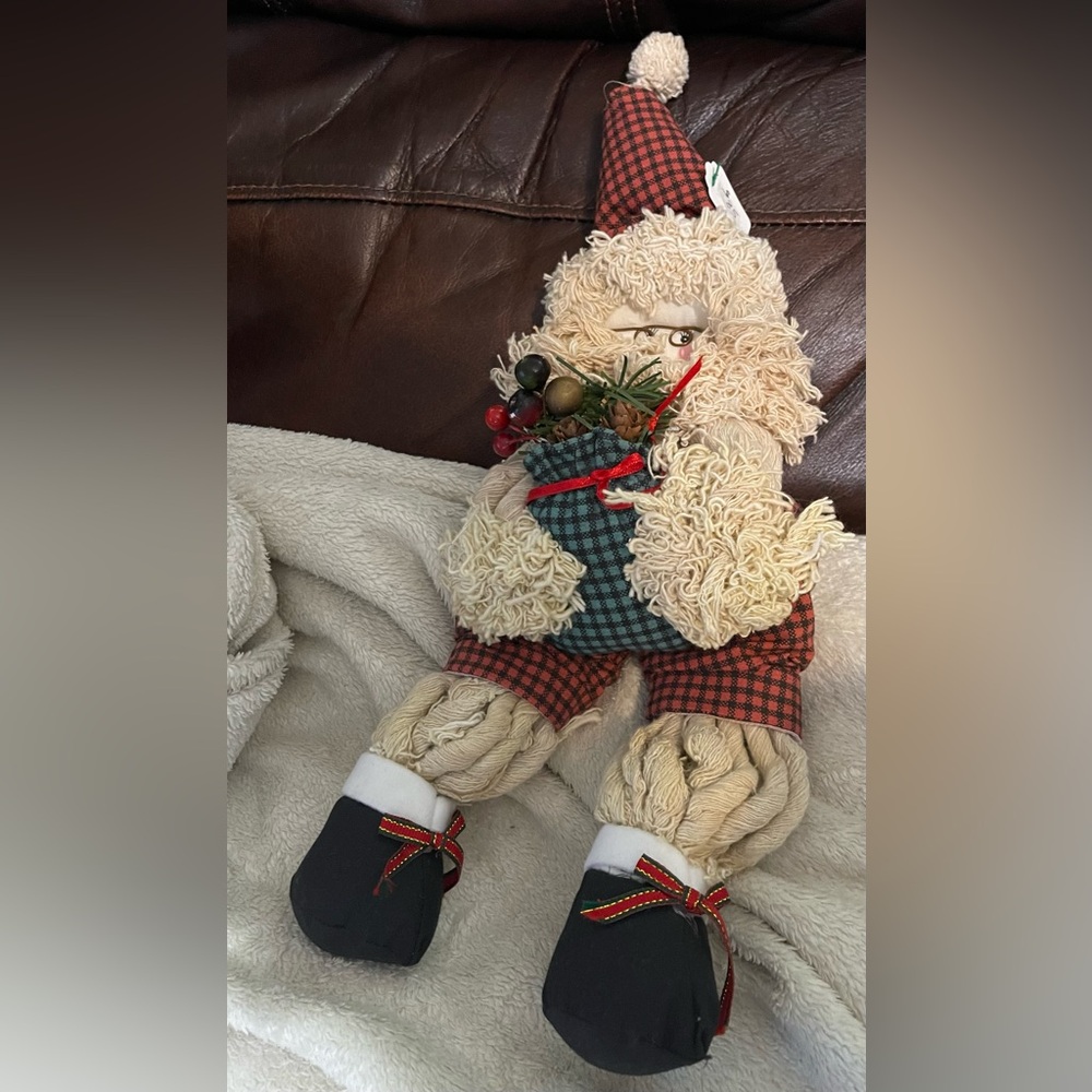 DanDee Soft Expressions Collectible Rope Plush Santa Rare
